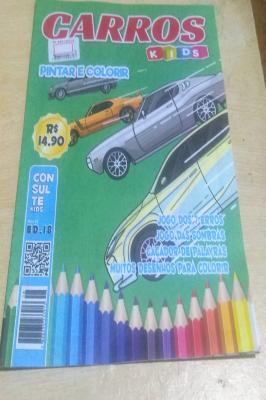 Carros Kids - Pintar e Colorir - Consulte Kids 18 - Leu Vendeu