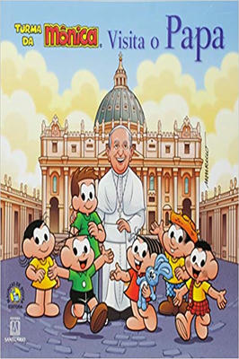 Livro - Turma da Monica Visita o Papa