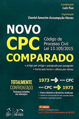 Novo Cpc Comparado Código de Processo Civil Lei 13. 105-2015