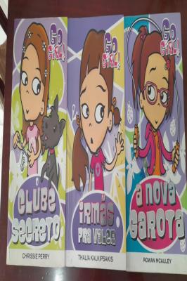 kit  3 livros :Go Girl!-Irmãs pra valer+ Go girl O clube secreto+ Go Girl A nova garota