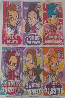 Coleção Go Girl pac com 6 livros- vol.2;3,5;9;11e 15-usados