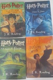 Pac 4 livros da série Harry Potter -Vol 4;5;6 e 7