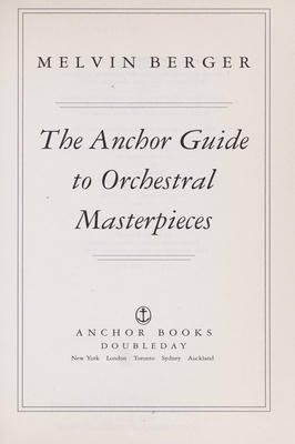 Anchor Guide to Orchestral Masterpieces
