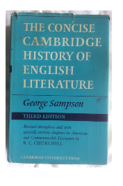 The Concise Cambridge History Of English Literature