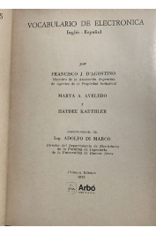 Vocabulário de Electrónica: Inglês-espanhol/Vocabulary of Electronics: English- Spanish