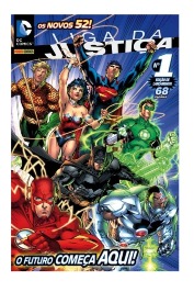 Os novos 52! Liga da Justiça n°1 edição de lançamento