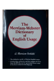 The Merrian-webster Dictionary Of English Usage