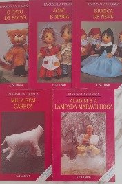 coleção Paraíso da criança com 5 livros-Mula sem cabeça;João e Maria;Branca de Neve...