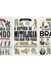 A história para quem tem pressa- 3 volumes de Emma Marriott, Marcos Costa e Mark Daniels