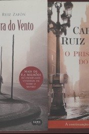 A sombra do vento +O Prisioneiro do céu -kit dois livros