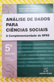 Análise de dados para Ciências Sociais: a complementaridade