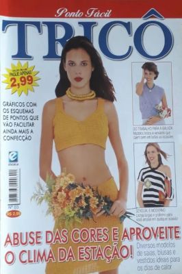 Revista Ponto Fácil Tricô 3 - Abuse das cores e aproveite o clima da estação