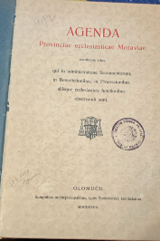 Agenda: Provinciae Ecclesiasticae Moraviae
