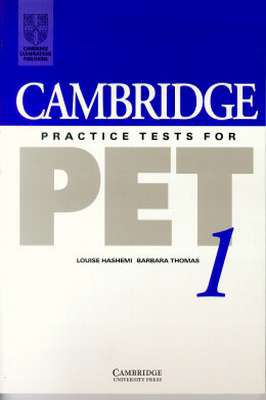 Cambridge Practice Tests For Pet 1 Students Book