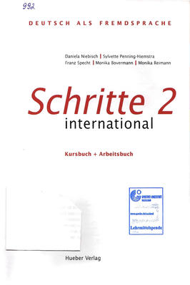 Schritte International - 2; Niveau A1/2; Kursbuch + Arbeitsbuch