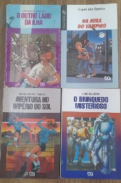 4 livros coleção vaga-Lume:O Brinquedo Misterioso+o outro lado da ilha...