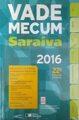 Vade Mecum Saraiva 2016: 2º Semestre