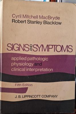 Sign and Symptoms