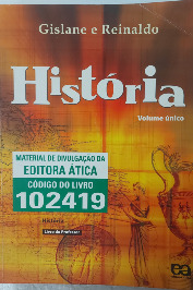 História- Livro do Professor- Volume único